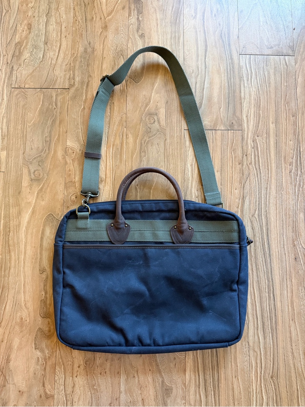 Vintage L.L Bean 100% cotton canvas messenger bag - Picture 3 of 4